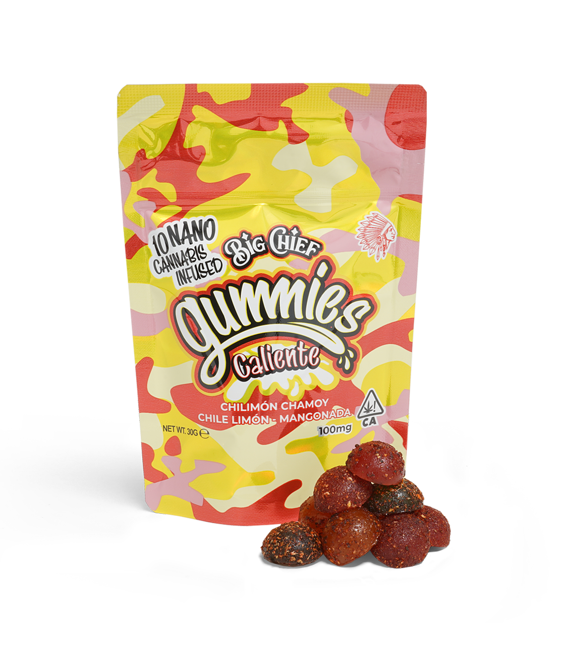 Caliente 500mg Gummies